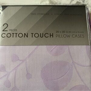 Cotton Touch Lavender Pillow Cases - 2 Pieces